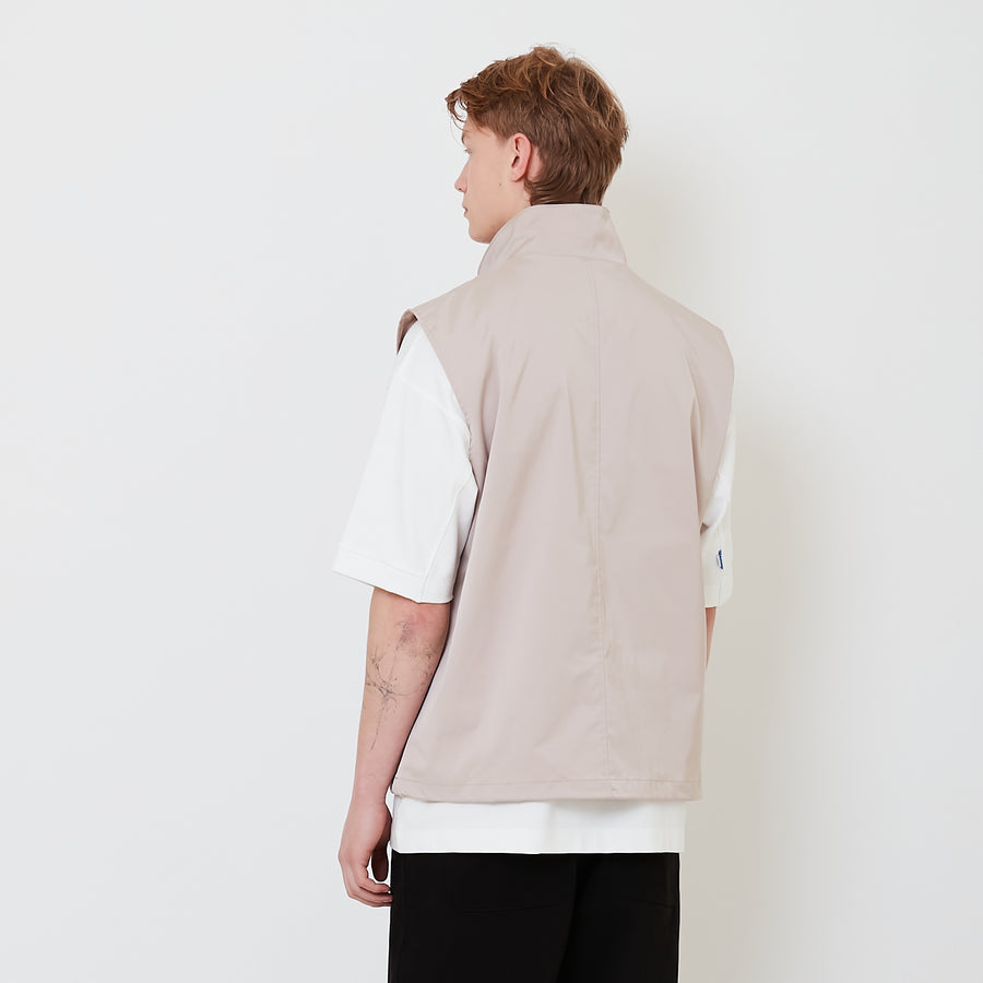 Men Detachable Parka - Beige - SM2503065A