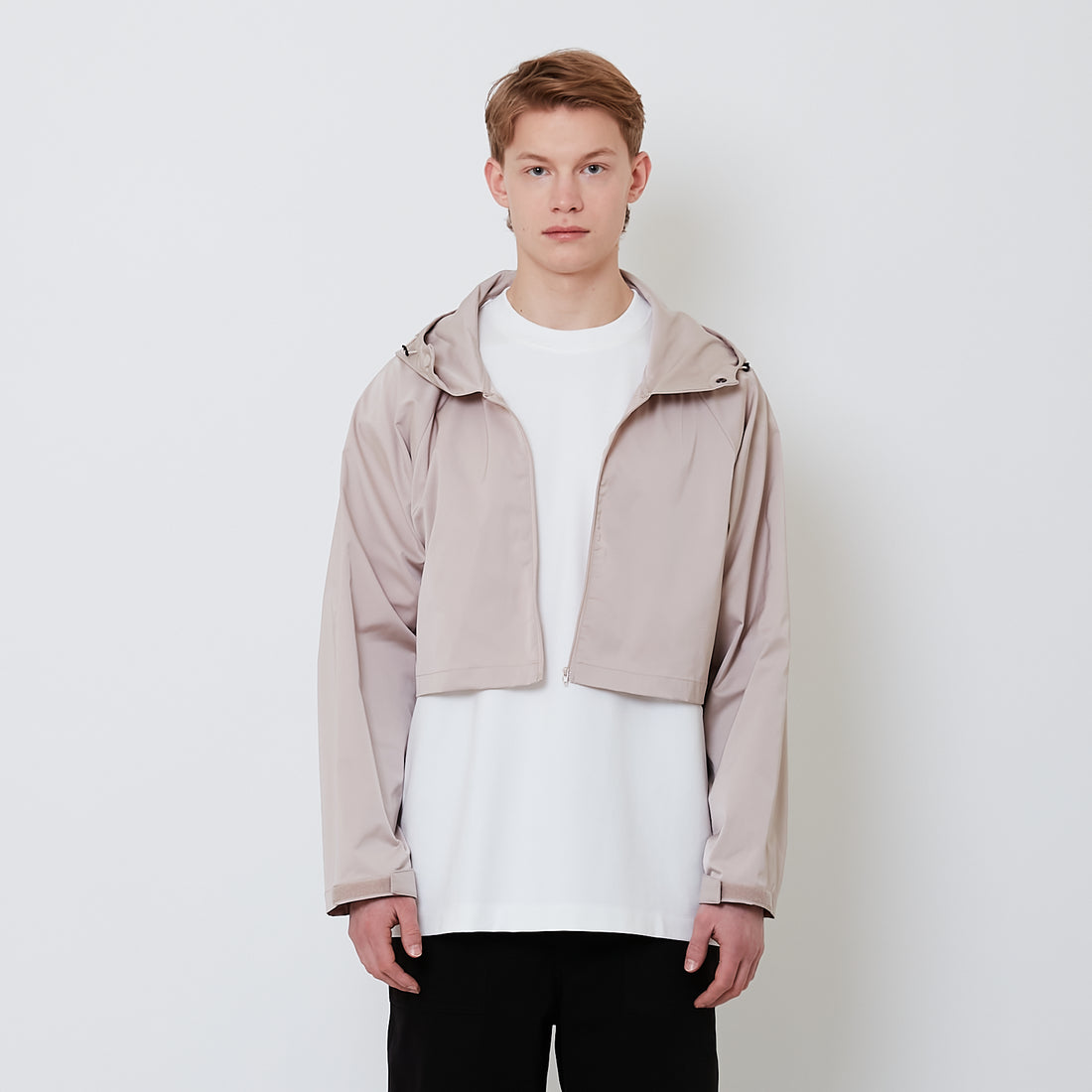 Men Detachable Parka - Beige - SM2503065A