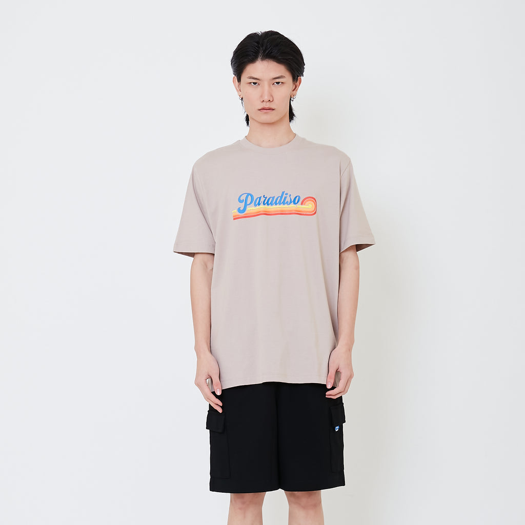 Men Graphic Tee - Stone - SM2503067A