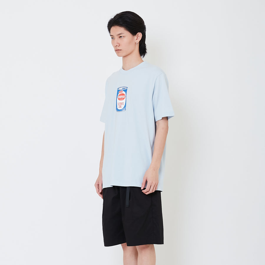 Men Graphic Tee - Light Blue - SM2503068A
