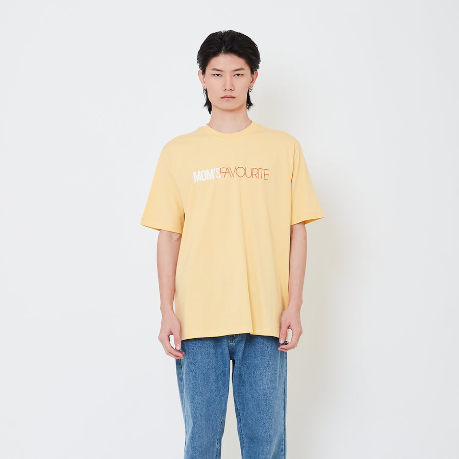 Men Graphic Tee - Yellow - SM2504071A