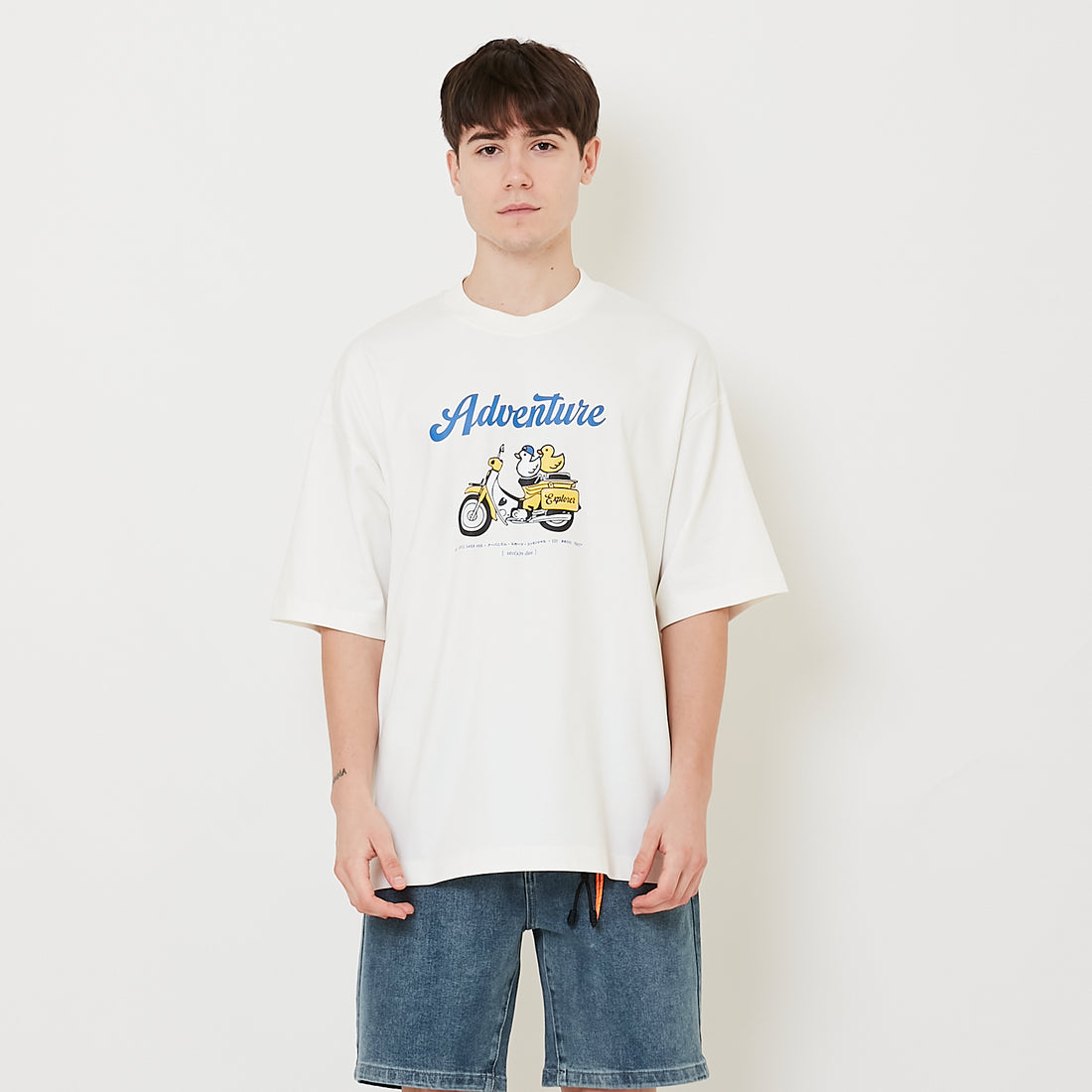 Men Printed Oversized Tee - SM2504087