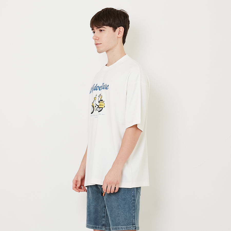 Men Printed Oversized Tee - SM2504087