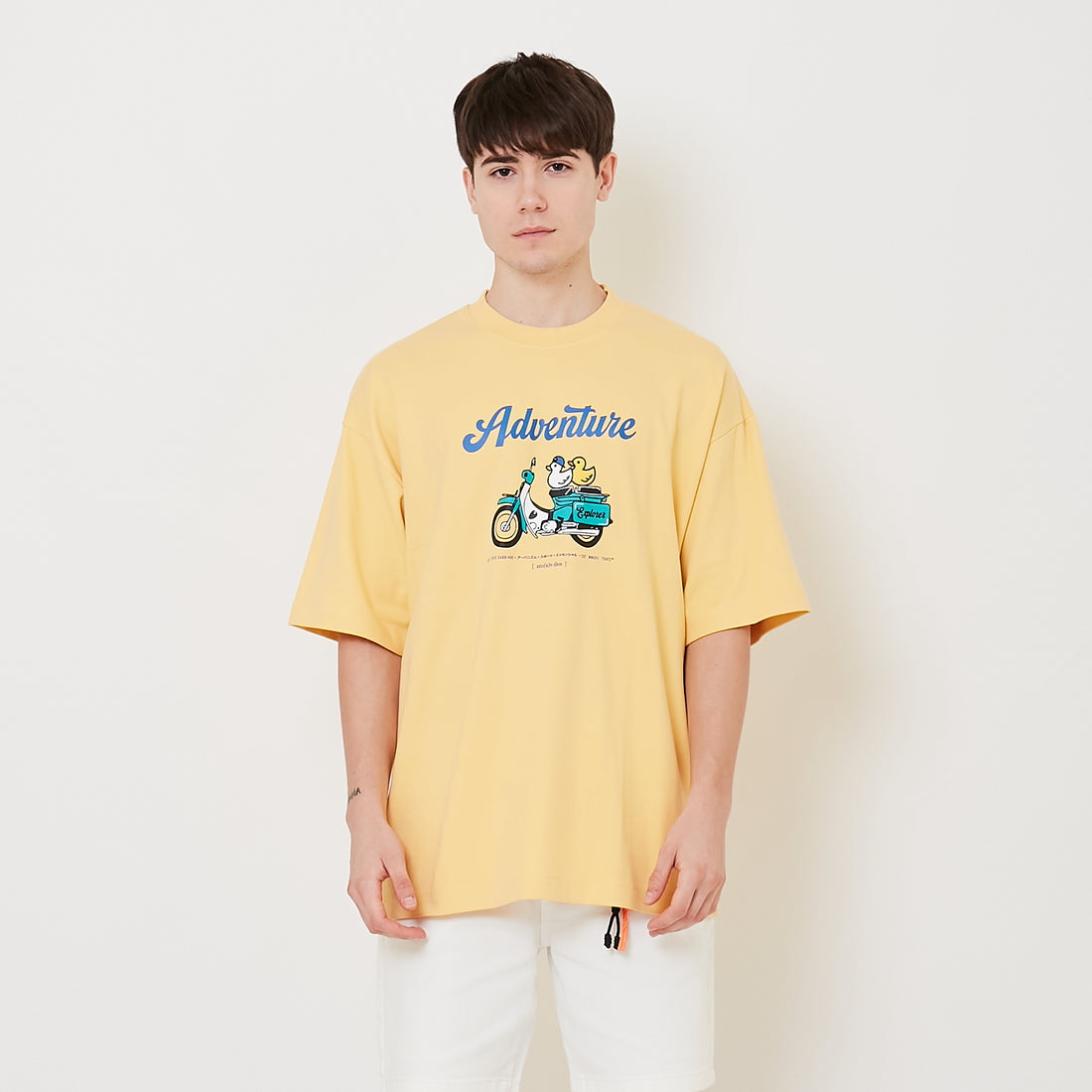 Men Printed Oversized Tee - SM2504087