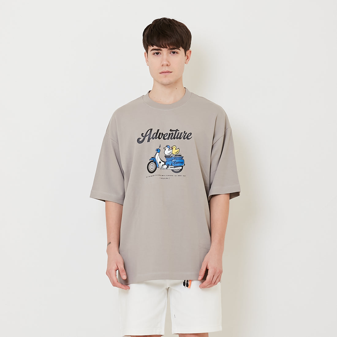 Men Printed Oversized Tee - SM2504087