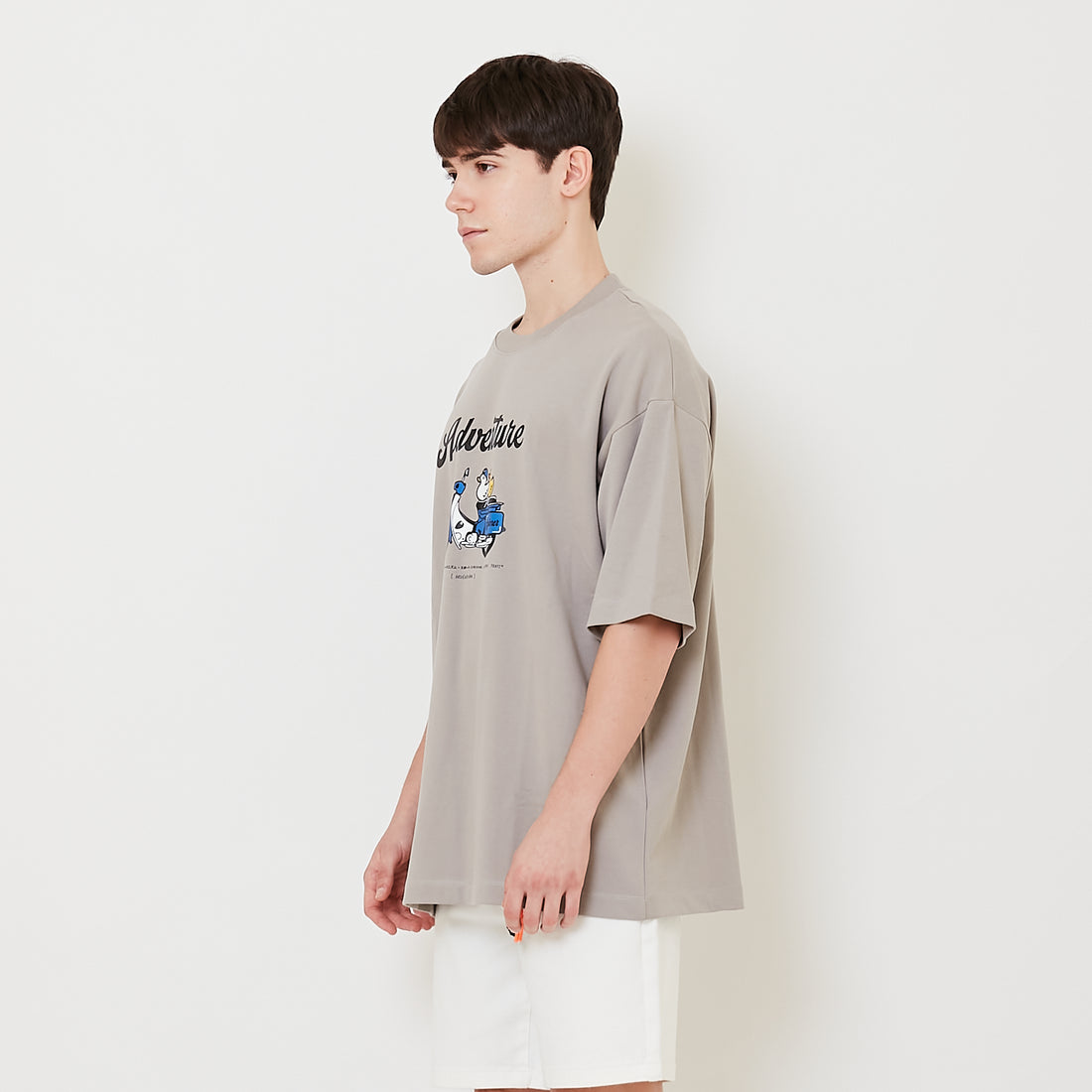 Men Printed Oversized Tee - SM2504087