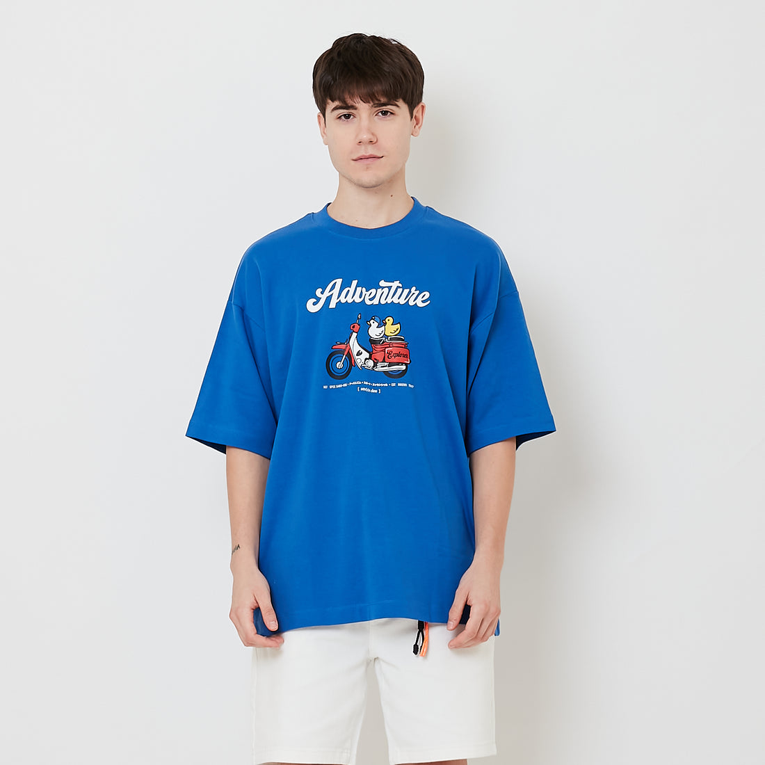 Men Printed Oversized Tee - SM2504087