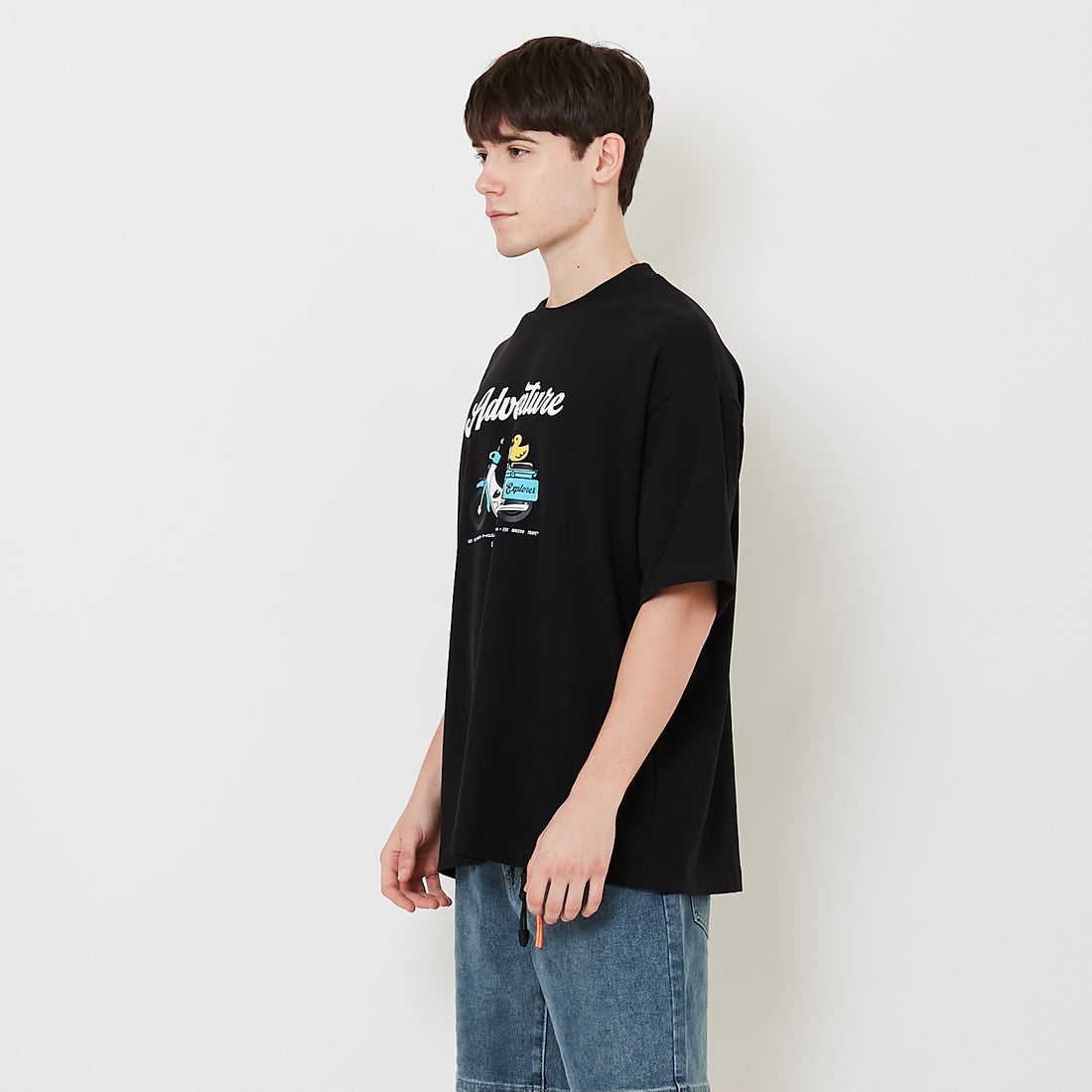 Men Printed Oversized Tee - SM2504087