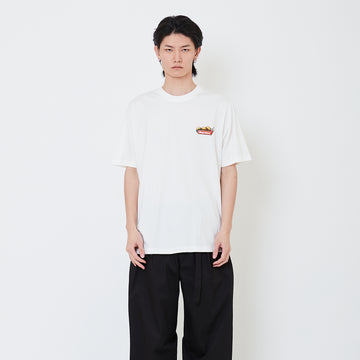 Men Graphic Tee - Off White - SM2505072A