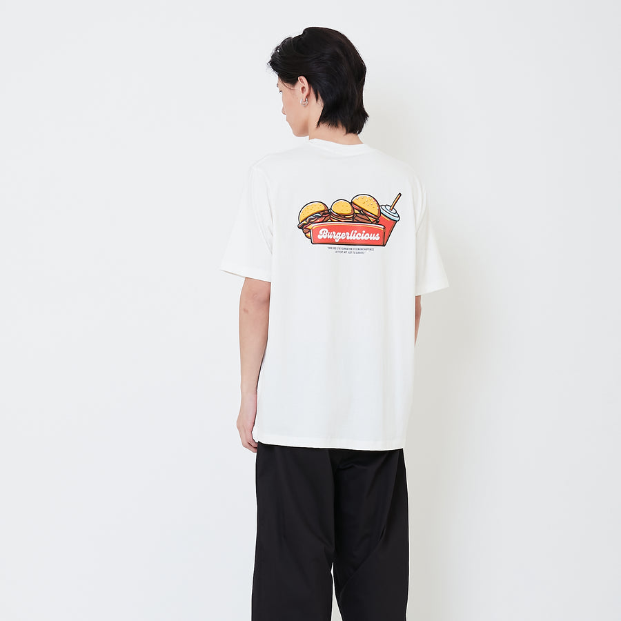Men Graphic Tee - Off White - SM2505072A