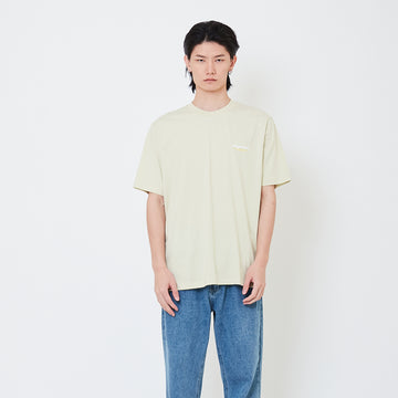 Men Graphic Tee - Light Green - SM2505072B