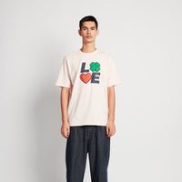 Men Graphic Tee - Light Pink - SM2505073A