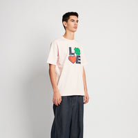 Men Graphic Tee - Light Pink - SM2505073A