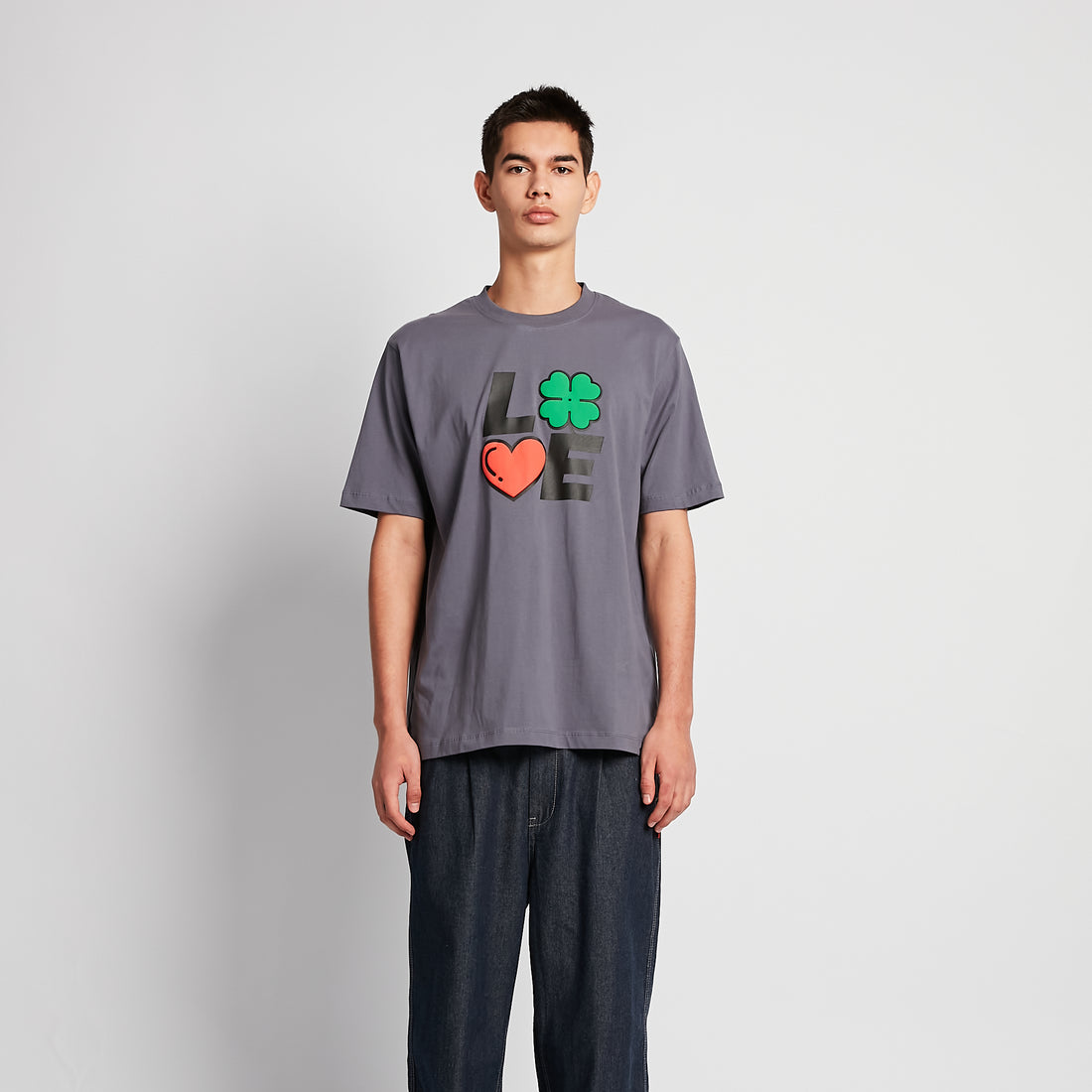 Men Graphic Tee - Dark Blue - SM2505073B