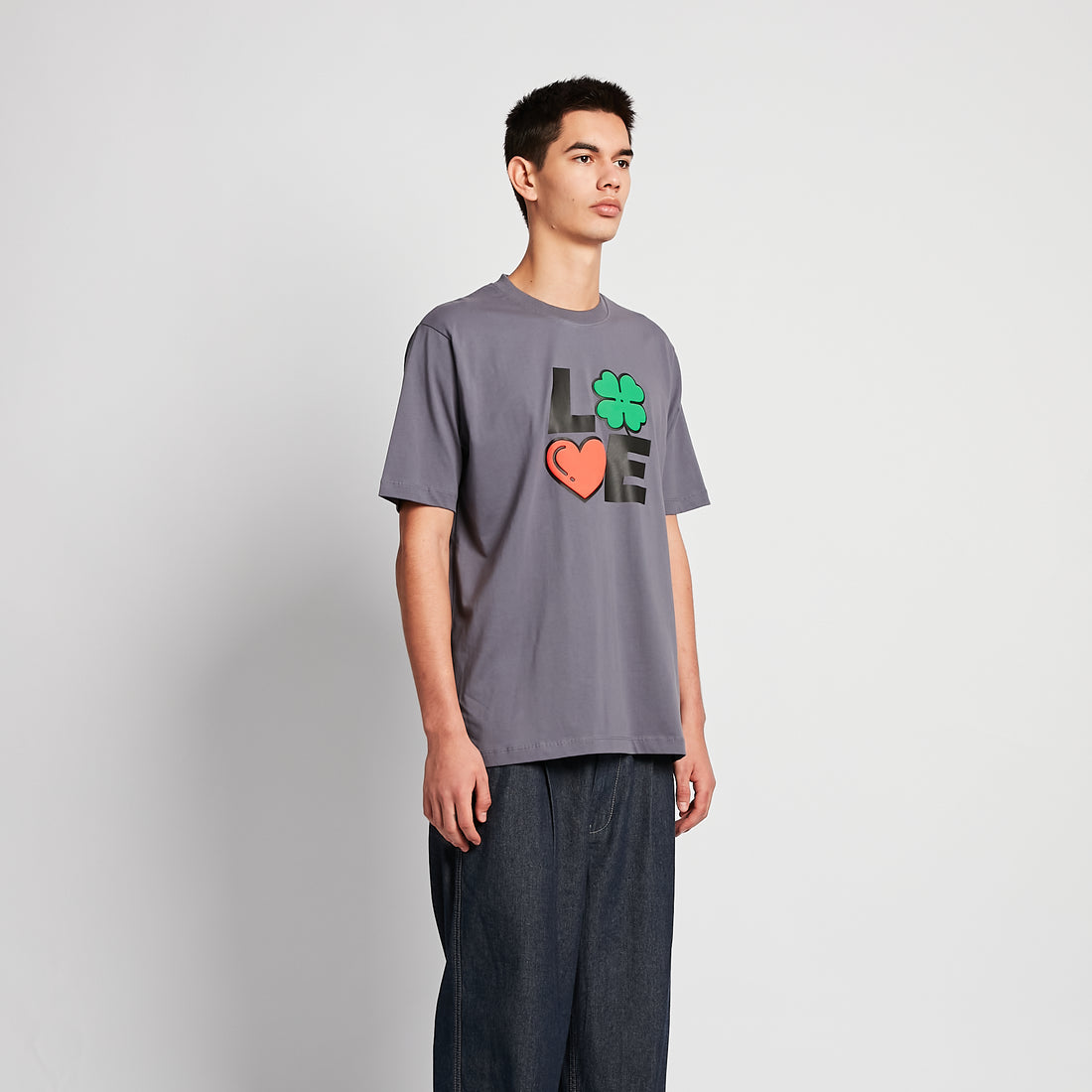 Men Graphic Tee - Dark Blue - SM2505073B