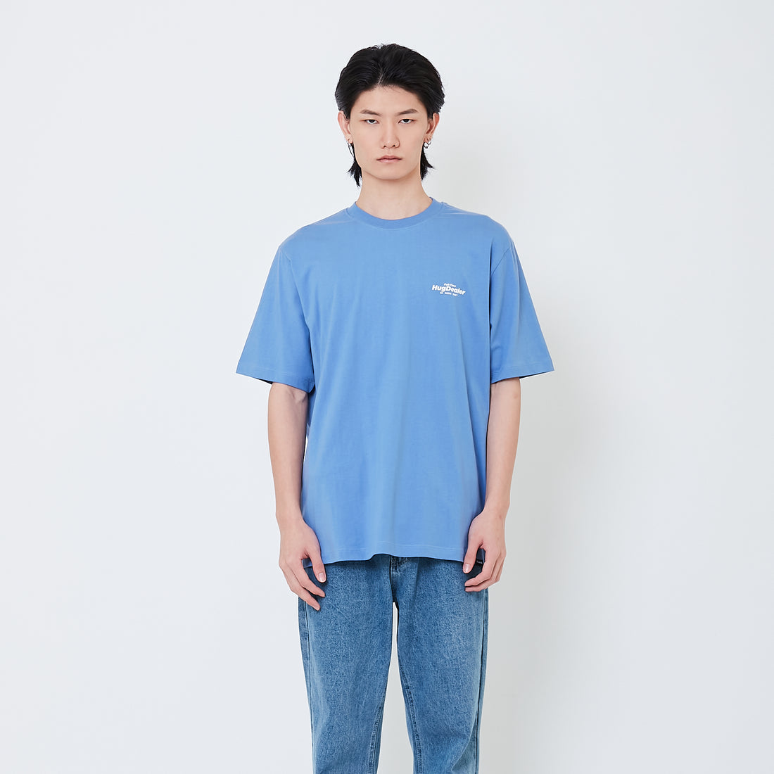Men Graphic Tee - Royal Blue - SM2505074A