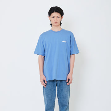 Men Graphic Tee - Royal Blue - SM2505074A