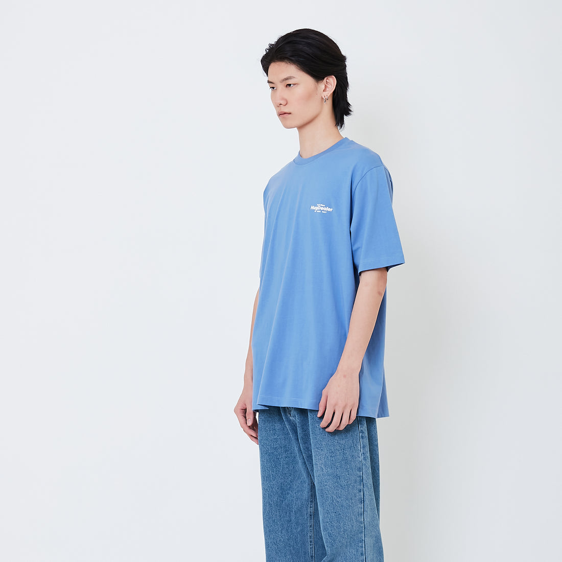Men Graphic Tee - Royal Blue - SM2505074A