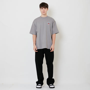 Men Straight Cut Long Jeans - Black - SM2505099B