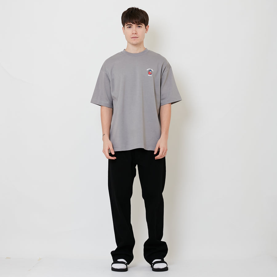 Men Straight Cut Long Jeans - Black - SM2505099B
