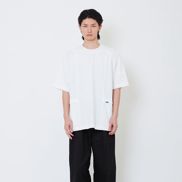 Men Oversized Nylon Top - Off White - SM2505104A