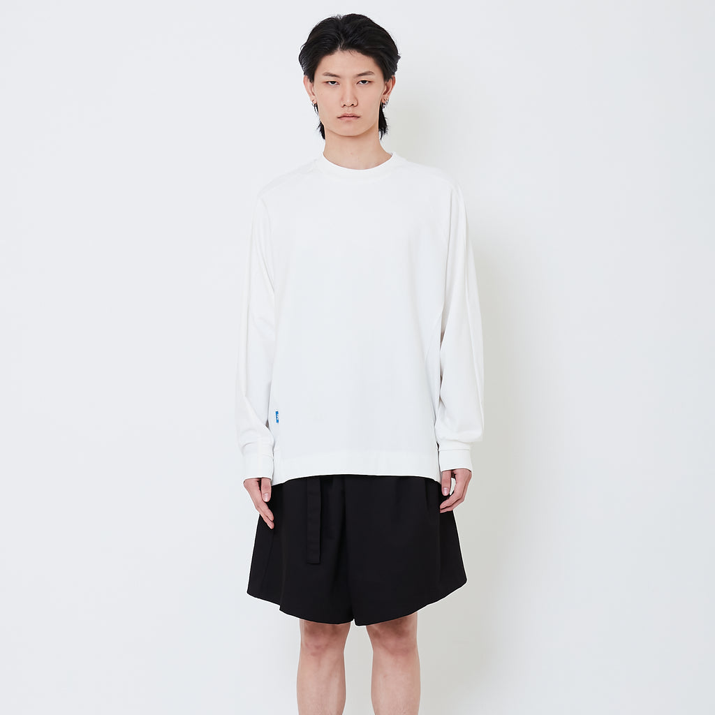 Men Oversized Sweatshirt - Off White - SM2505106A