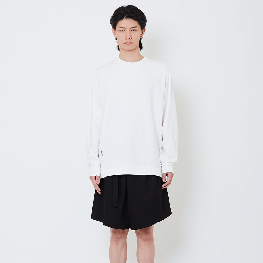 Men Oversized Sweatshirt - Off White - SM2505106A