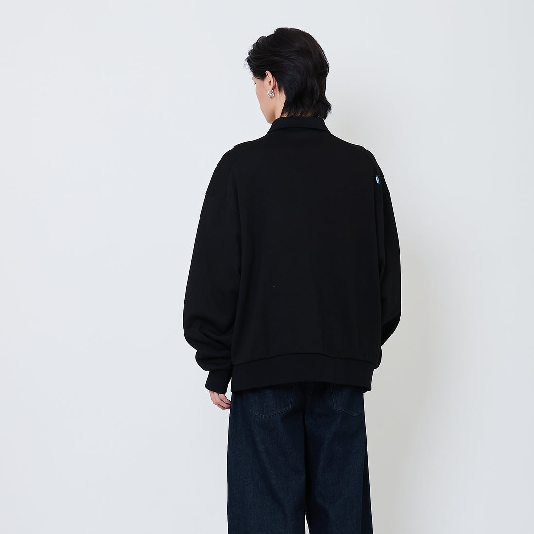 Men Printed Oversized Sweatshirt - Black - SM2505107B