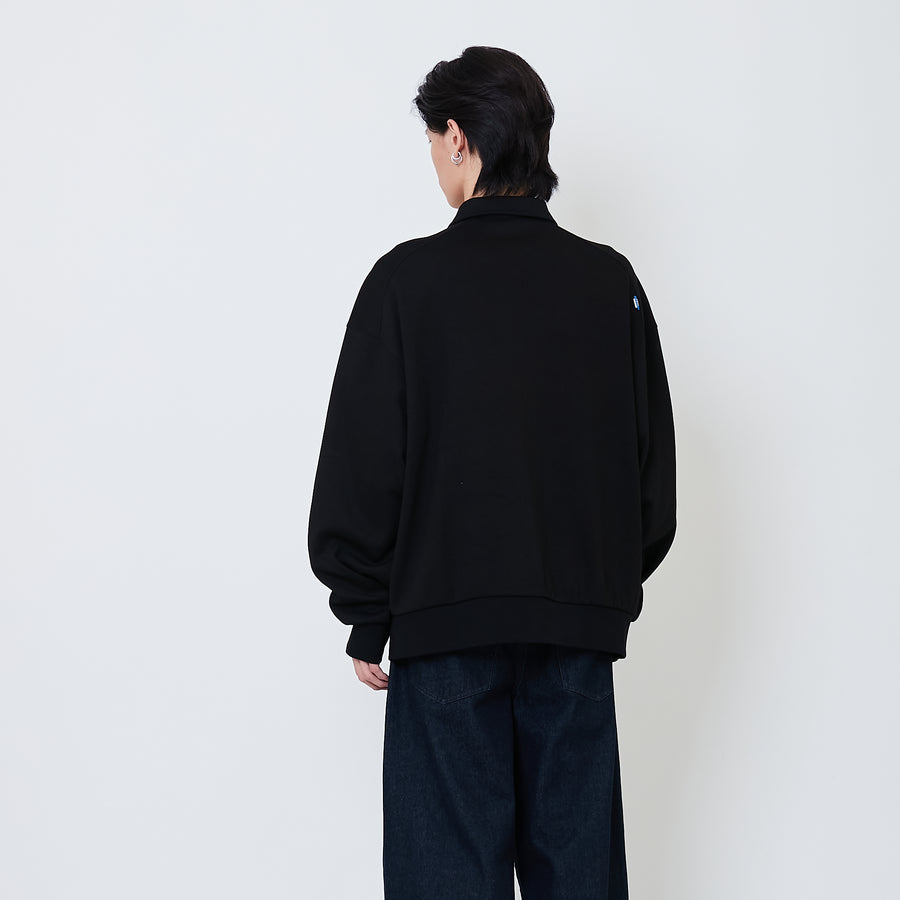 Men Printed Oversized Sweatshirt - Black - SM2505107B
