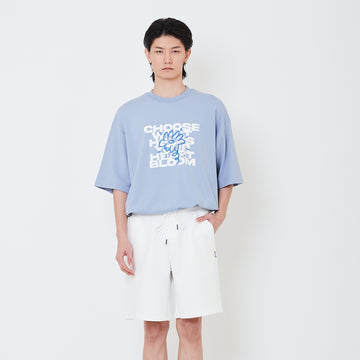 Men Neoprene Shorts - Off White - SM2505110A