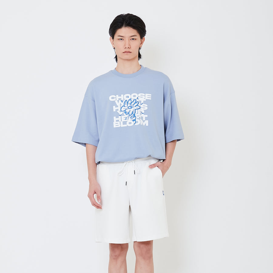 Men Neoprene Shorts - Off White - SM2505110A