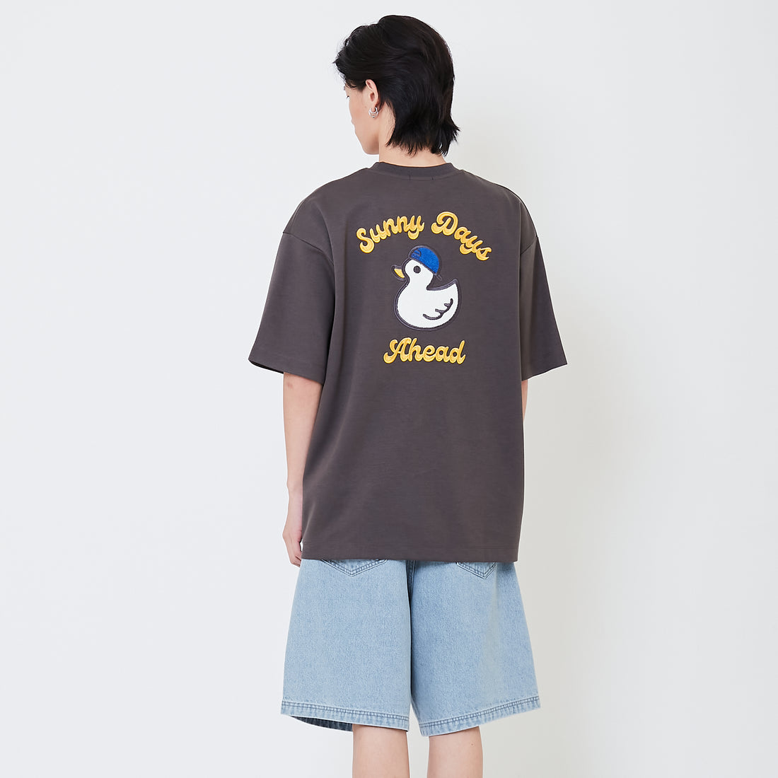 Men Embroidery Oversized Tee - SM2505114