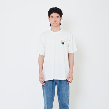 Men Graphic Tee - Off White - SM2506075A