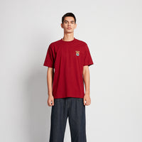 Men Graphic Tee - Maroon - SM2506075B