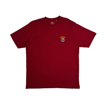 Men Graphic Tee - Maroon - SM2506075B