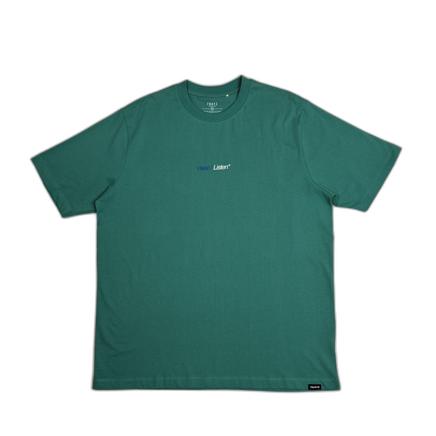 Men Graphic Tee - Green - SM2506076B