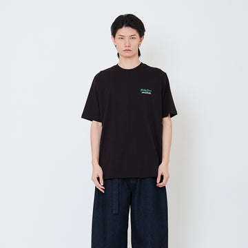 Men Graphic Tee - Black - SM2506077B