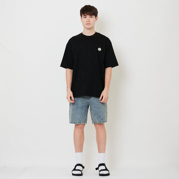Men Slim Fit Denim Shorts - Light Blue - SM2506105B