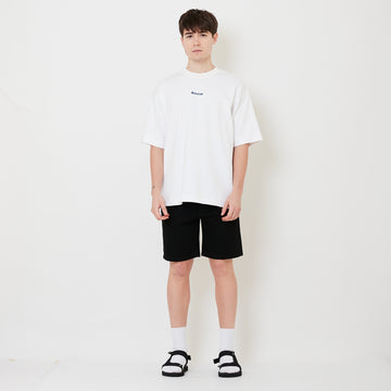 Men Slim Fit Denim Shorts - Black - SM2506105C