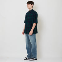 Men Wide Leg Long Jeans - Light Blue - SM2506111A
