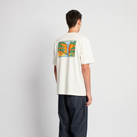 Men Graphic Tee - Off White - SM2507078A