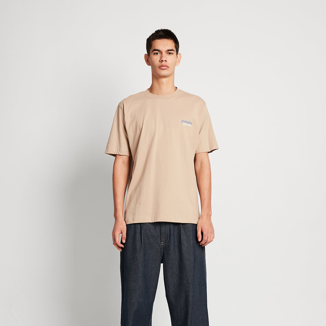 Men Graphic Tee - Brown - SM2507079B