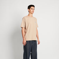 Men Graphic Tee - Brown - SM2507079B