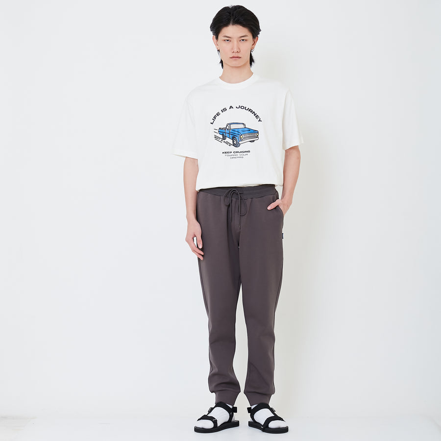 Men Neoprene Sweatpants - Metal - SM2507118B