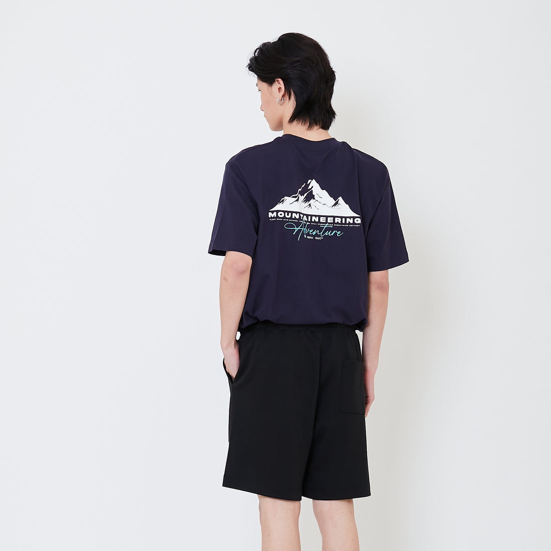 Men Sweat-Shorts - Black - SM2507119C