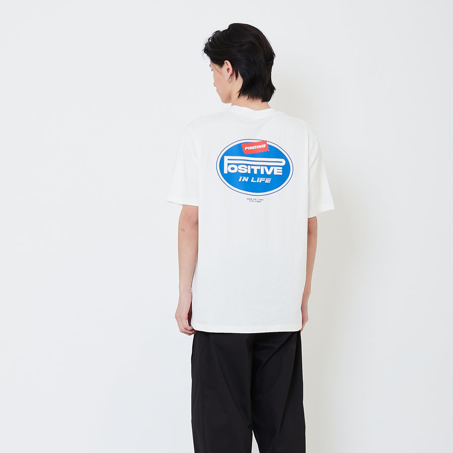 Men Graphic Tee - Off White - SM2508081A