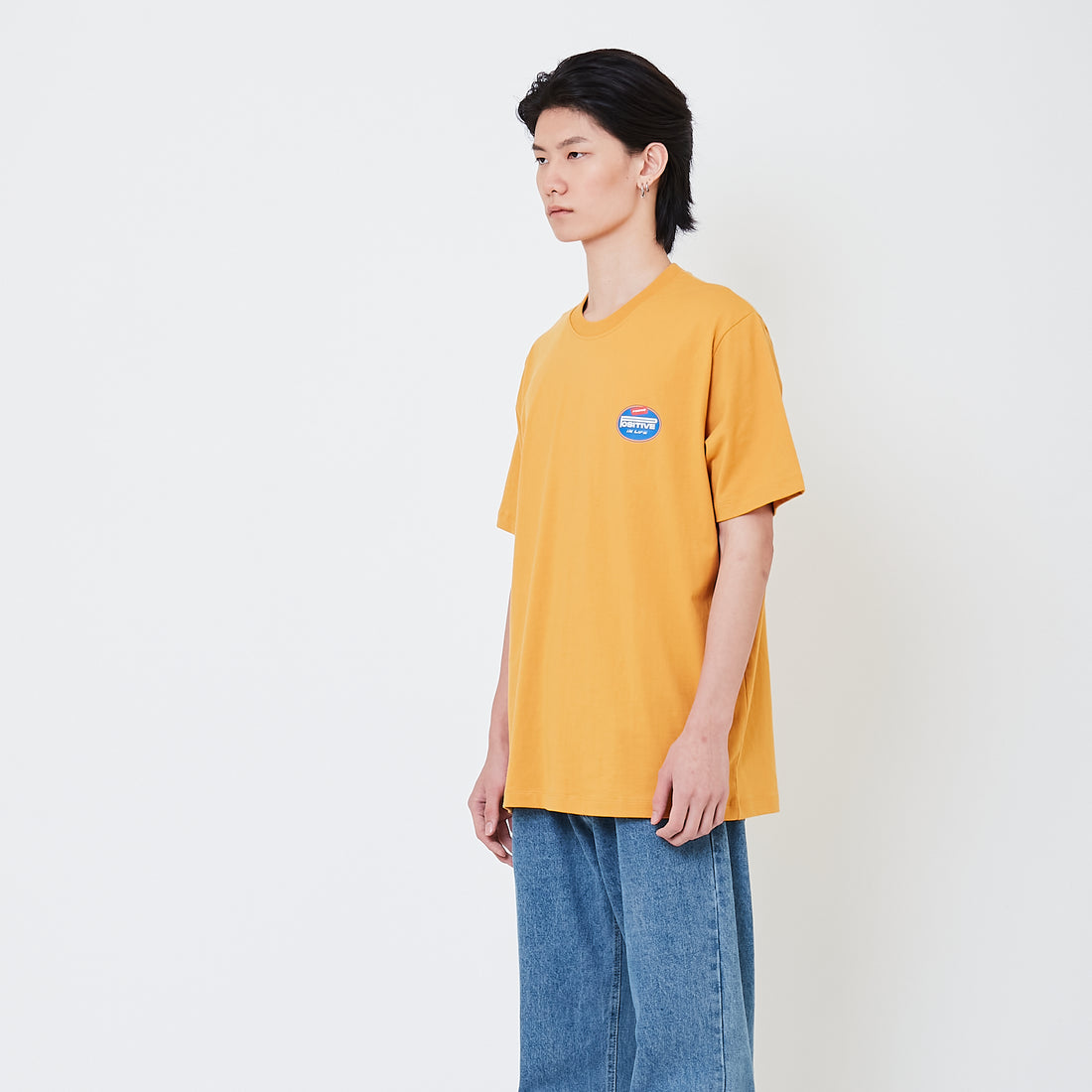 Men Graphic Tee - Orange - SM2508081B