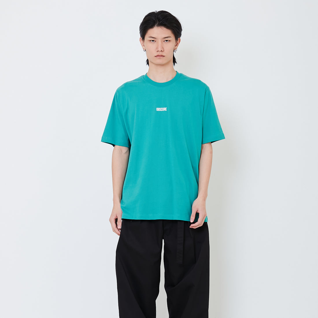 Men Graphic Tee - Green - SM2508083A