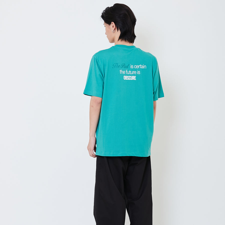 Men Graphic Tee - Green - SM2508083A