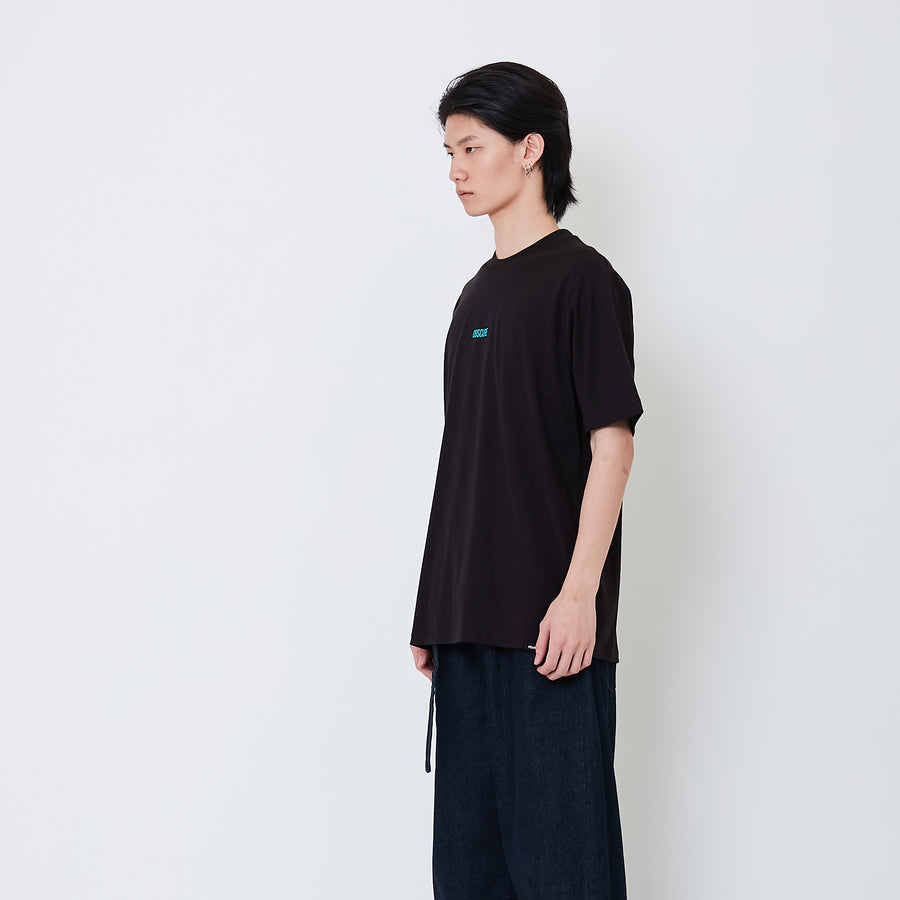 Men Graphic Tee - Black - SM2508083B